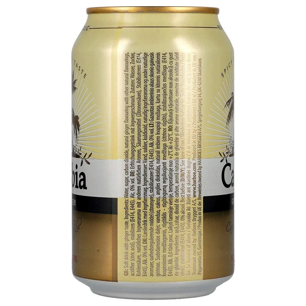 Caribia Ginger Beer Alkoholfrei 24 x 0,33 l.