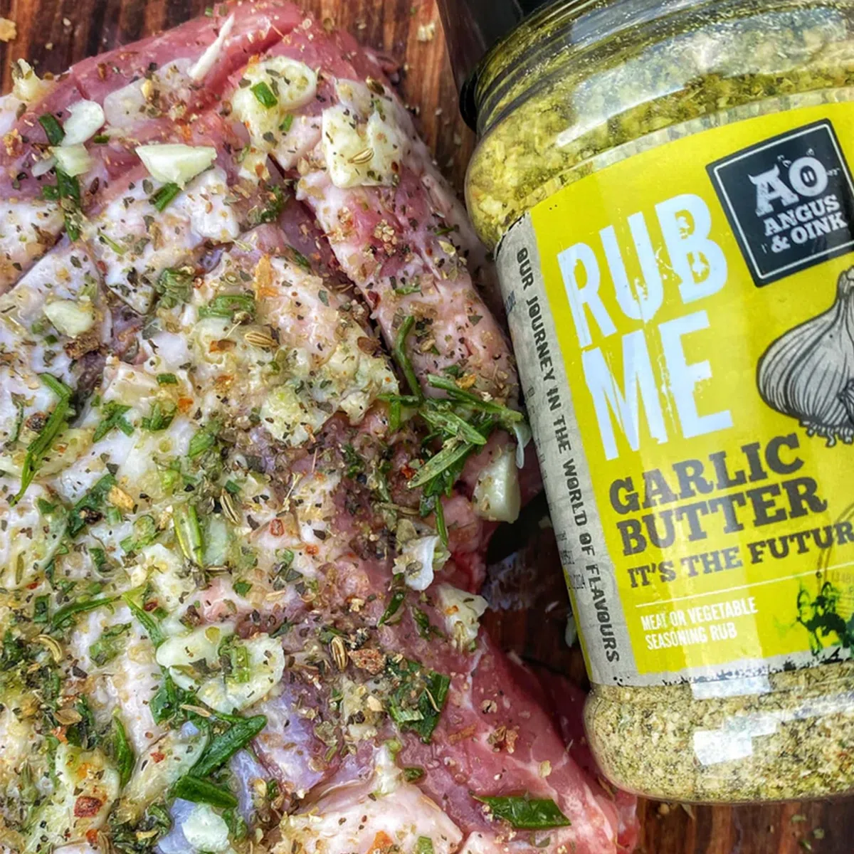 Rub Garlic Butter, Burro all'aglio Angus And Oink, 210 g