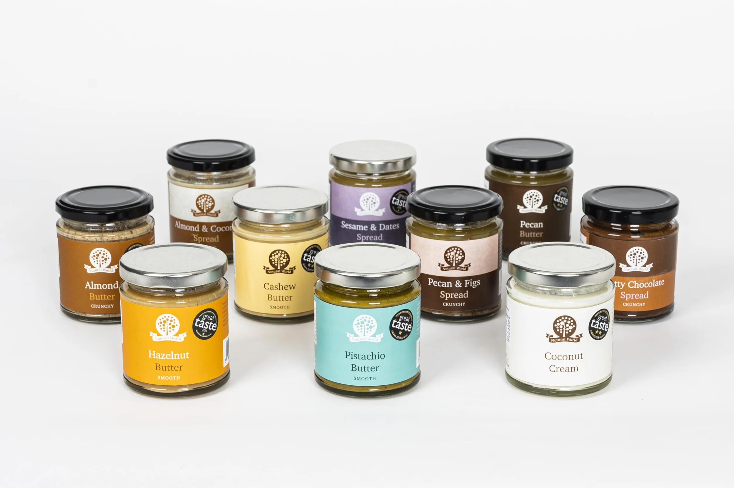 Nutural World - Burro di Pinoli Croccante (170g) - Vincitore del Great Taste Awards