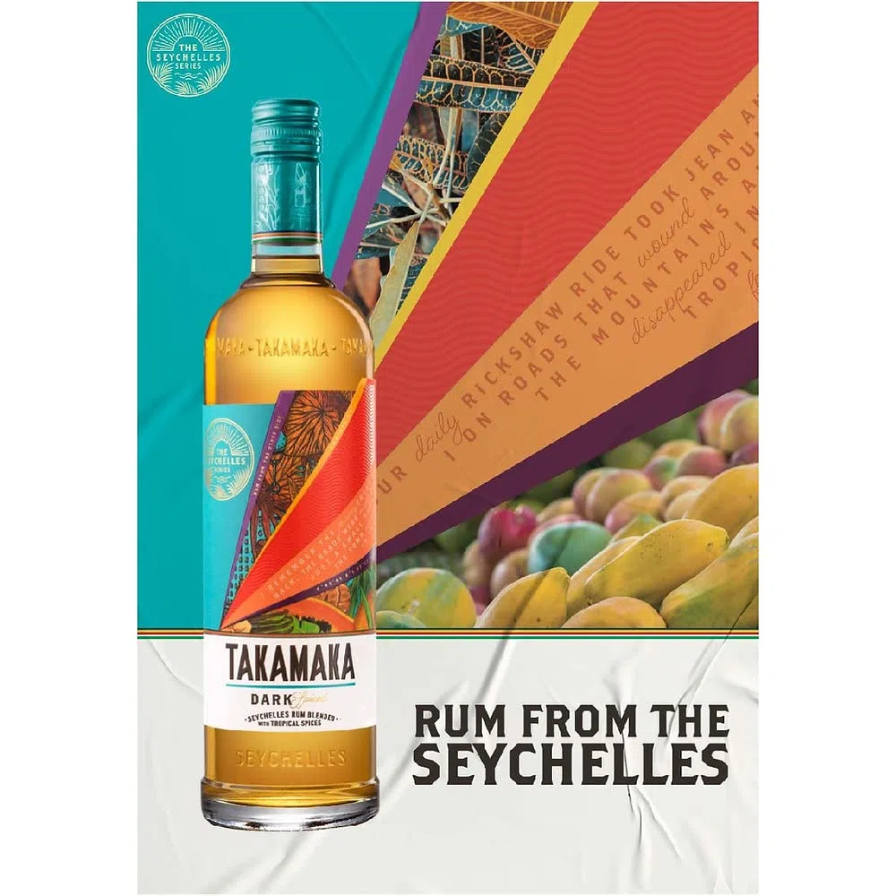 Takamaka Dark Spiced Rum 70cl (La confezione può variare)
