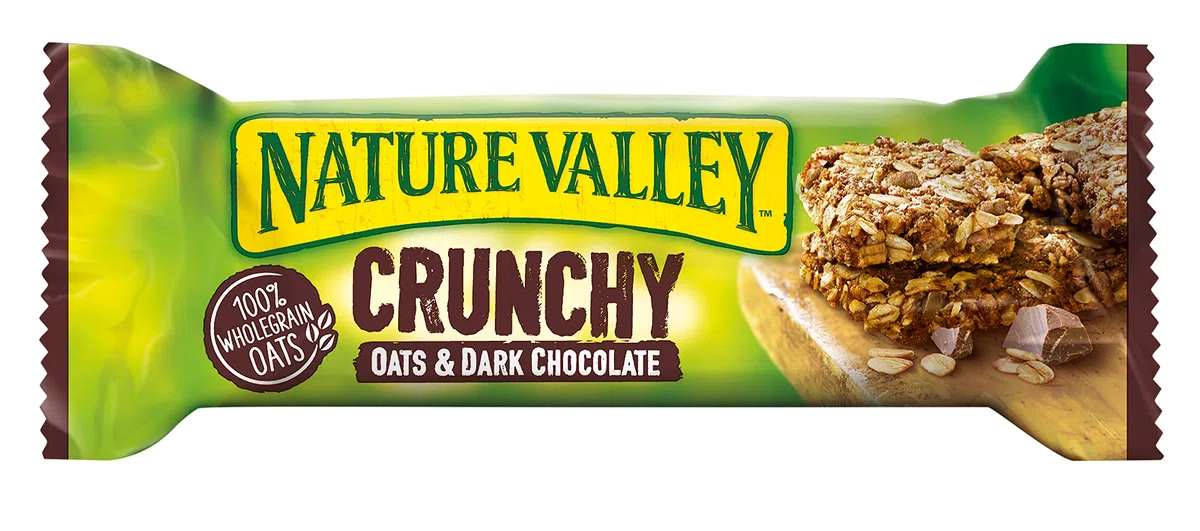Nature Valley Barretta di cereali di avena croccante e cioccolato fondente, 18 x 42 g