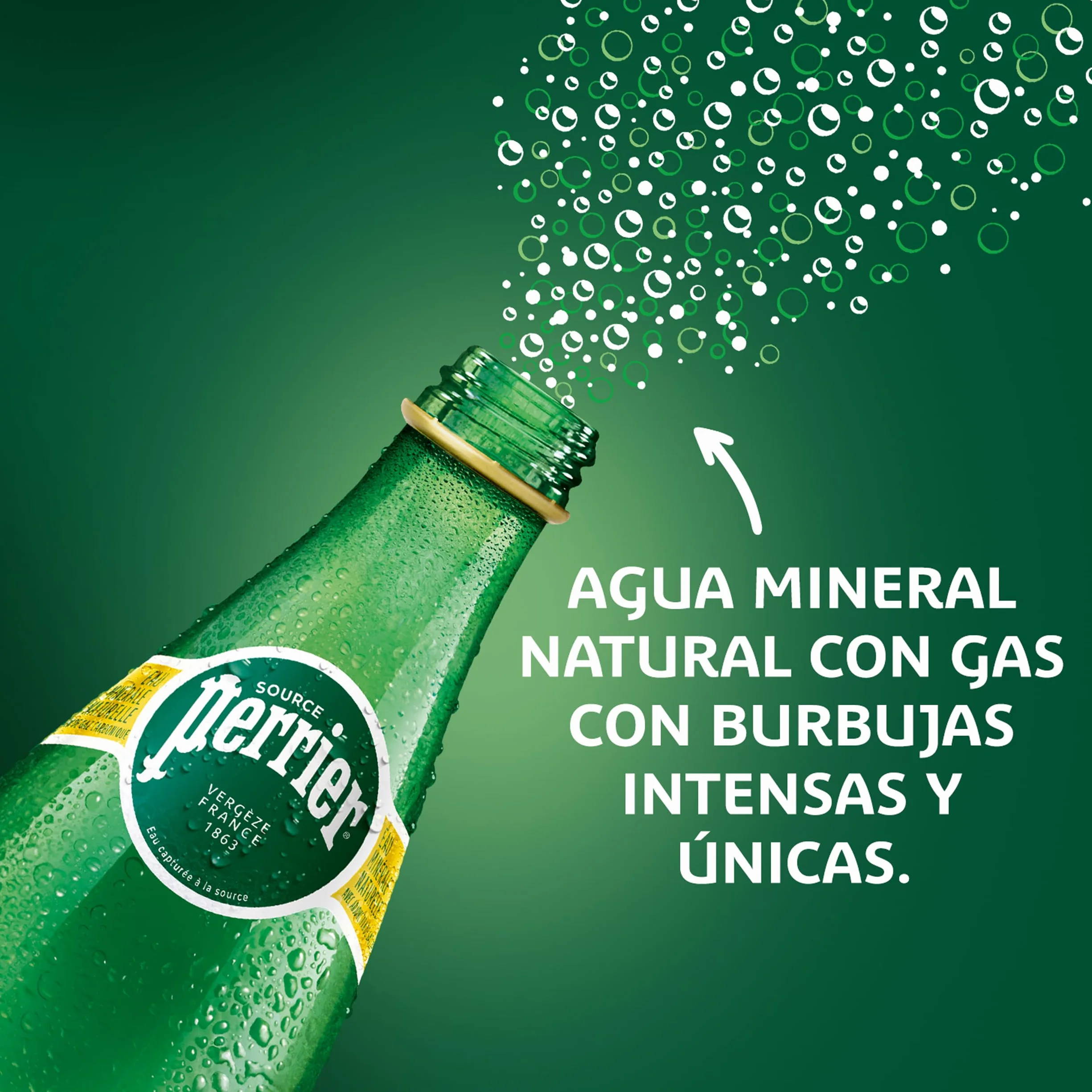 Perrier - Acqua minerale frizzante, 6 x 50 cl PET