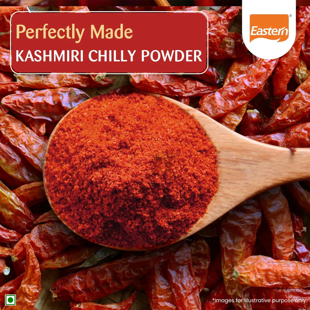 Eastern Kashmiri - Polvere di peperoncino rosso in polvere Kashmiri Lal Mirchi, 250 g, senza aggiunta di conservanti e colori