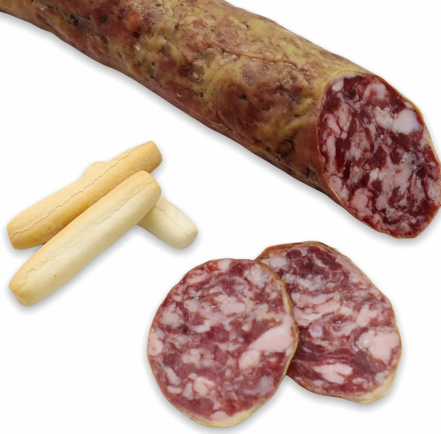 Corsevilla - Salame Iberico di Bellota - Gourmet - Iberico - Iberico di Bellota - Salume Iberico - Senza Glutine - Senza Lattosio - (500 grammi circa).