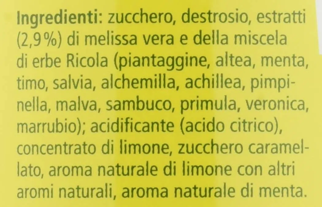 Ricola Tisana Melissa Limoncella - 6 Confezioni da 200 g