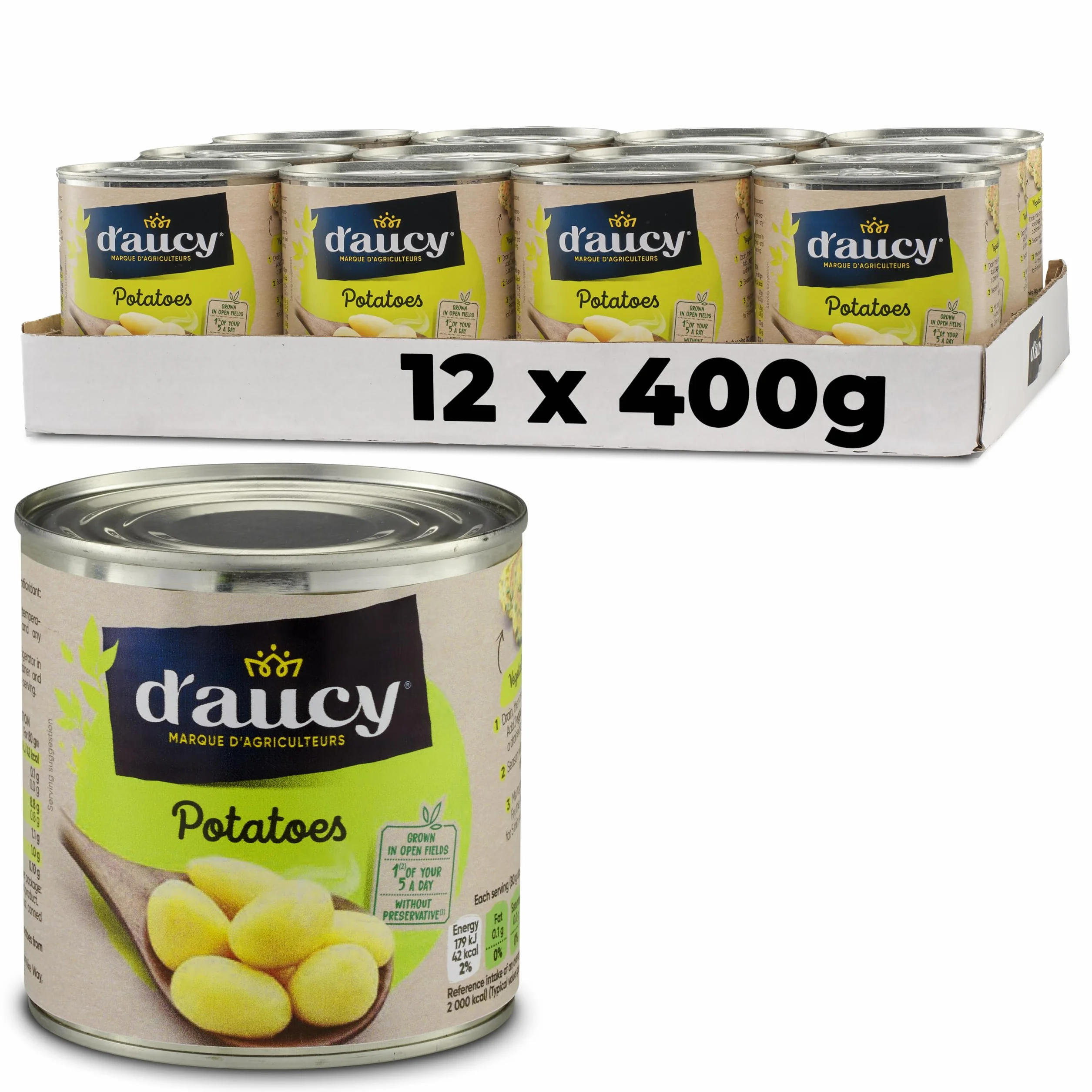 D'Aucy Patatoes 400g (confezione da 6)