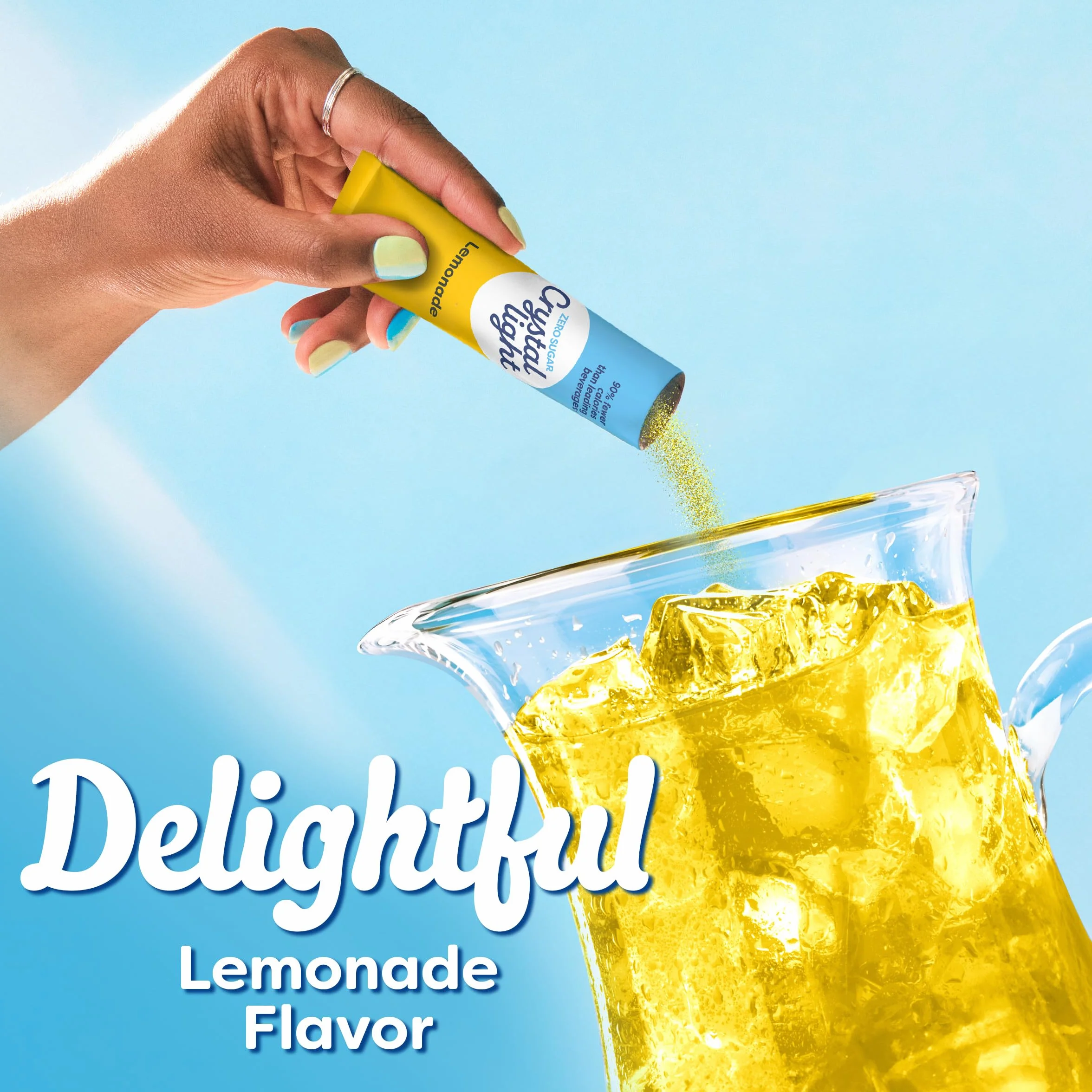 Crystal Light Lemonade Drink Mix, 3.2 oz, Makes 12 qt