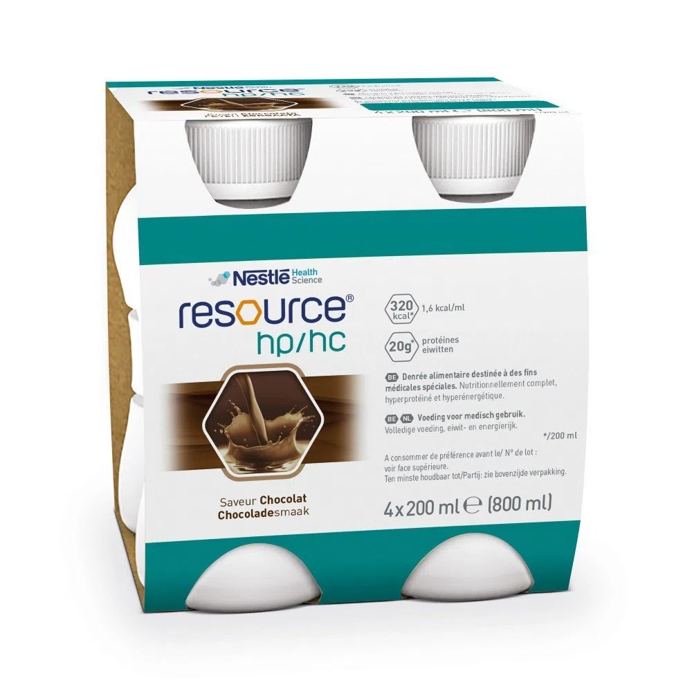 Resource Hp/hc Cacao 4x200ml