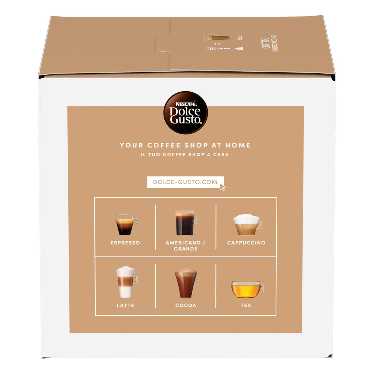NESCAFÉ DOLCE GUSTO Cortado Espresso Macchiato Caffè, 6 Confezioni da 16 Capsule (96 Capsule Compatibili Nescafé Dolce Gusto)