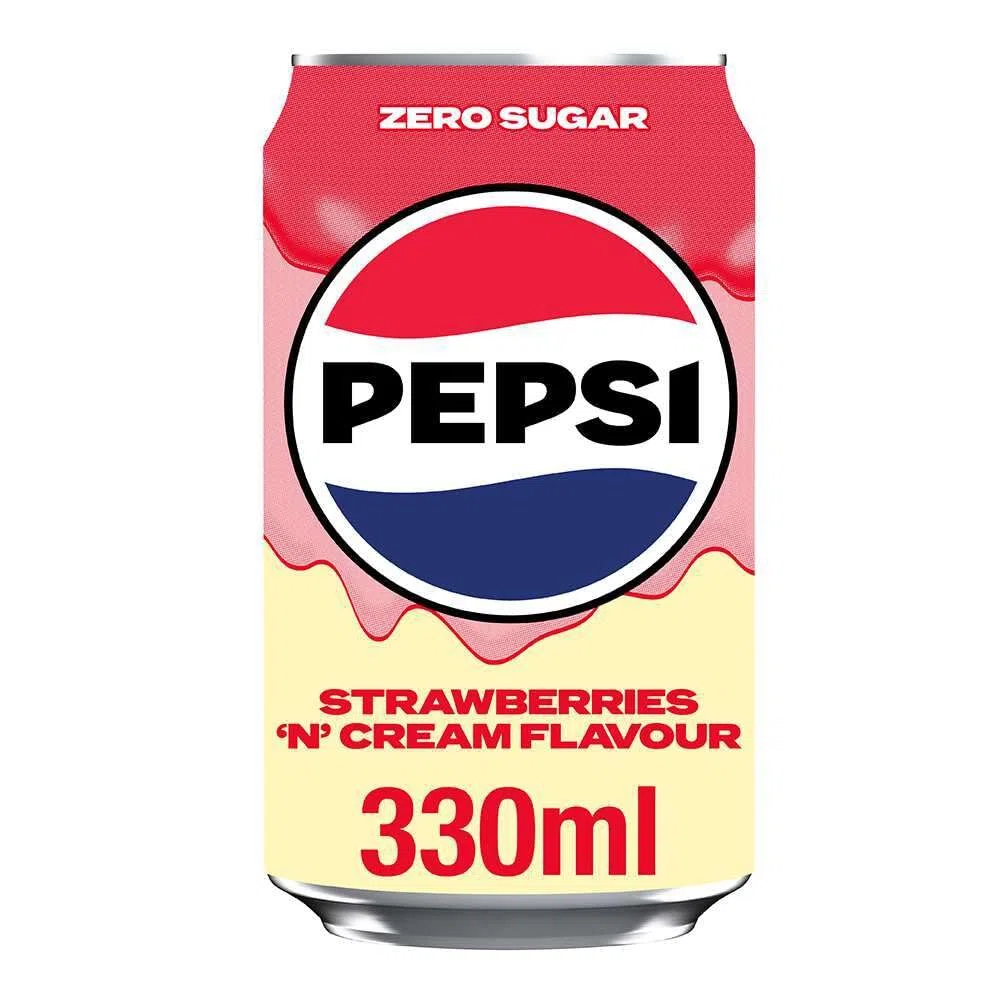 Pepsi Tratta fragole e crema, 8 x 330 ml