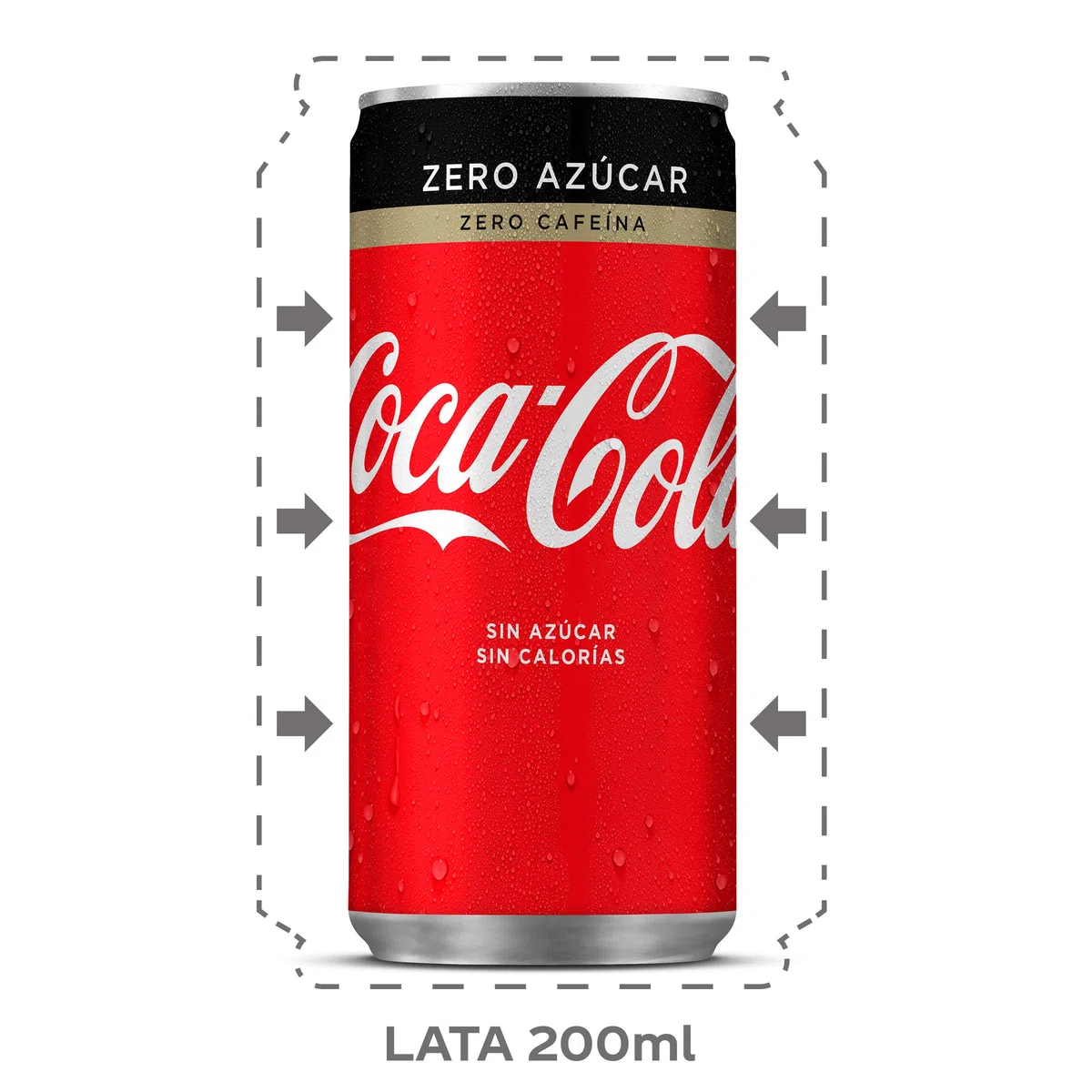 Coca-Cola Zero Zucchero Zero Caffeina - Bevanda alla cola senza zucchero, senza calorie, senza caffeina, confezione da 6 mini lattine 200 ml