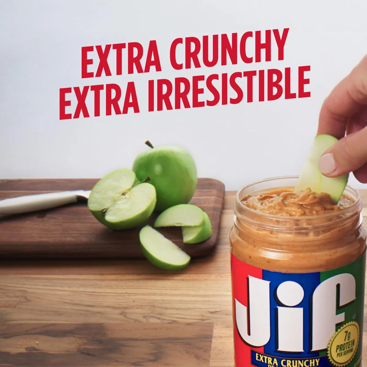 Jif Extra Crunchy Peanut Butter, 830ml (Pack of 5)
