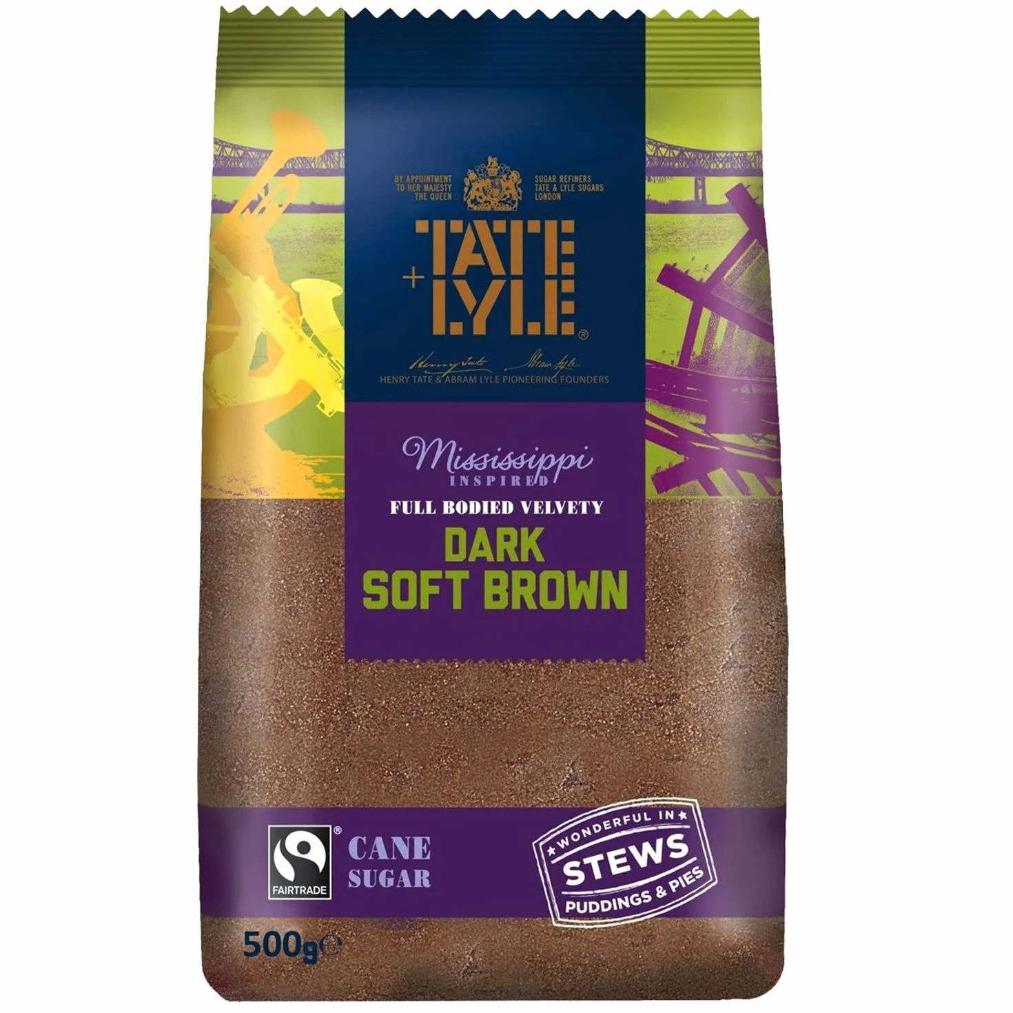 Tate + Lyle (zucchero di canna morbido scuro 2 x 500g)