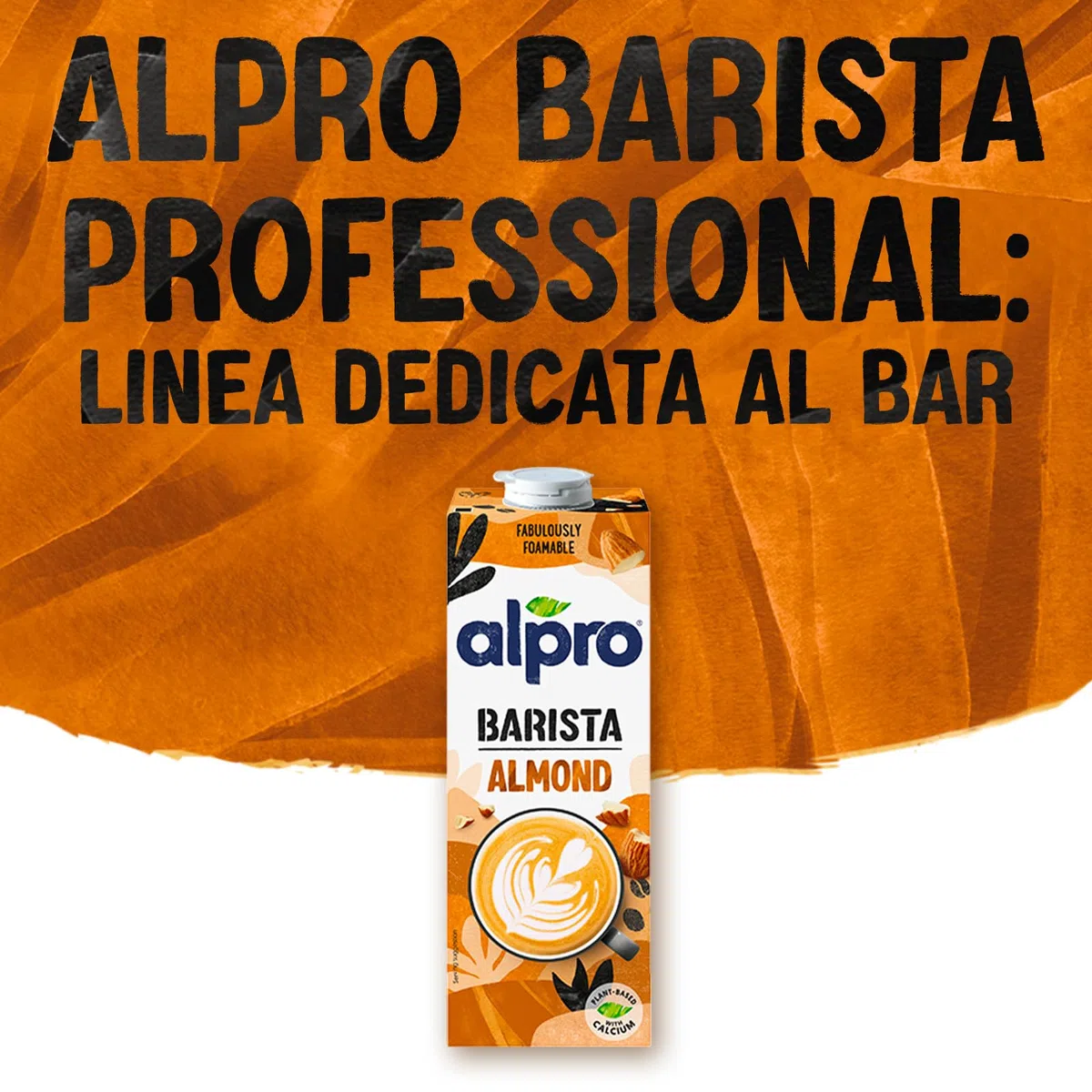 ALPRO BARISTA PROFESSIONAL, Bevanda alla MANDORLA, Naturalmente Senza Lattosio, per Deliziose Creazioni da Bar 100% vegetale - 8 confezioni x 1 Litro