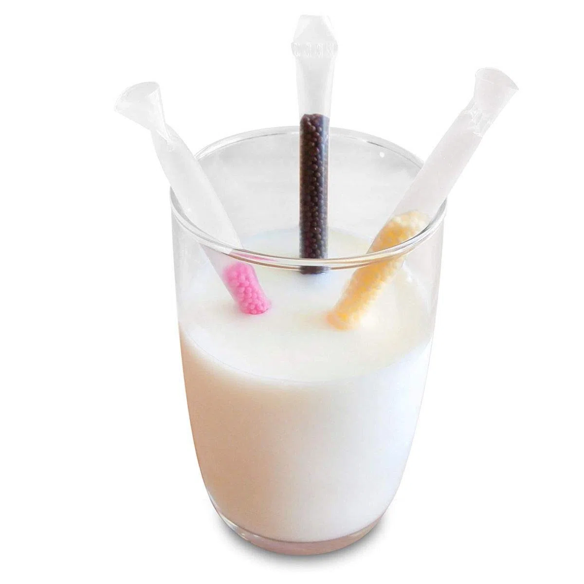 Espositore n. 20 Cannucce Aromatizzate alla Vaniglia per Latte 30 gr